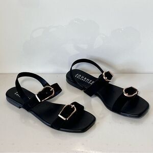 Journee Twylah Low Stacked Heel Sling Back Sandals